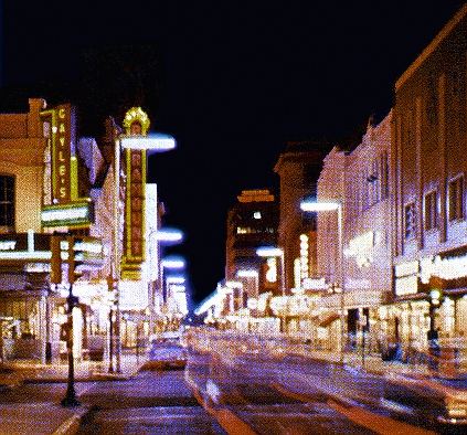 Third Street in Baton Rouge in the 1960's
