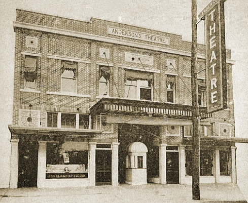 Anderson's Theatre, about 1924