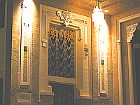 Photo of the house left organ grille by Barry Henry, 2009