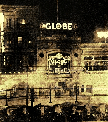 Click for a closer look at the Globe in 1921